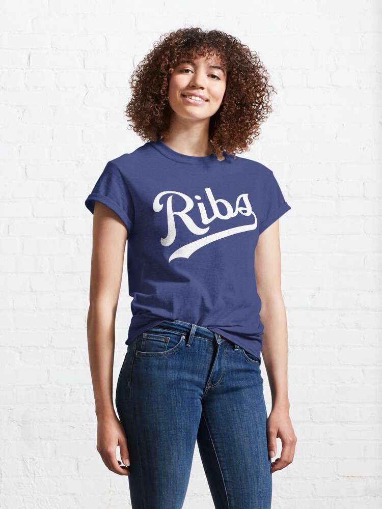Alternate view of KC Ribs - Blue 1 Classic T-Shirt