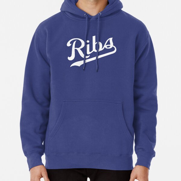 KC Ribs - Blue 1 Pullover Hoodie