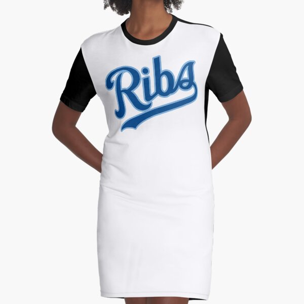 KC Ribs - White 2 Graphic T-Shirt Dress