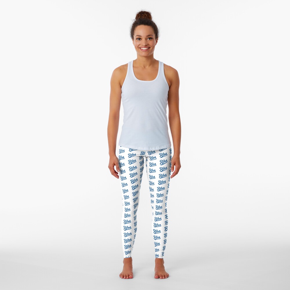 KC Ribs - White 2 Leggings
