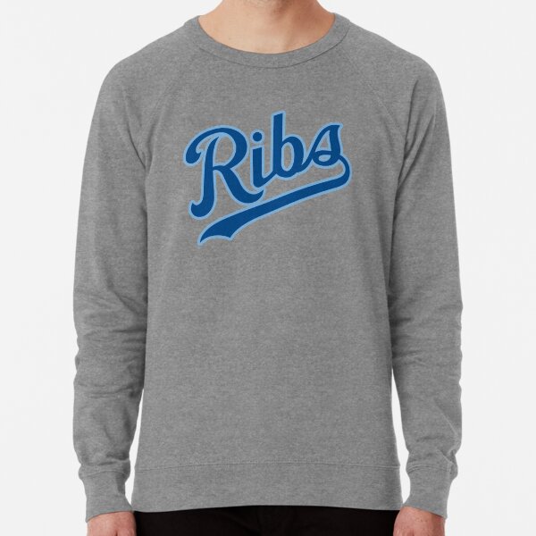 KC Ribs - White 2 Lightweight Sweatshirt
