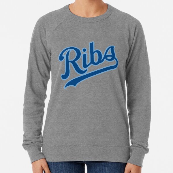 KC Ribs - White 2 Lightweight Sweatshirt