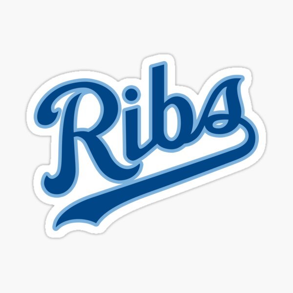 KC Ribs - White 2 Sticker