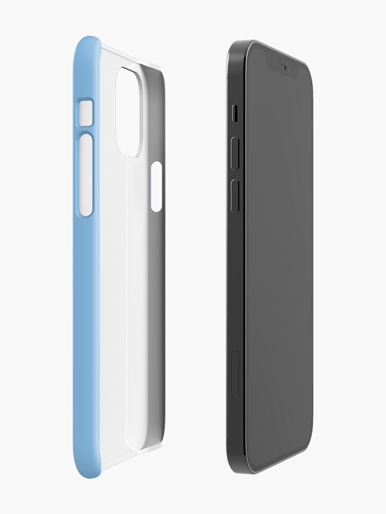 Alternate view of KC Ribs - Powder Blue 2 iPhone Case & Cover