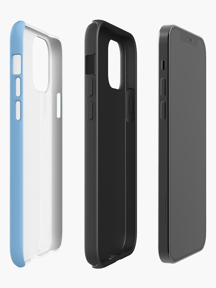 Alternate view of KC Ribs - Powder Blue 2 iPhone Case & Cover