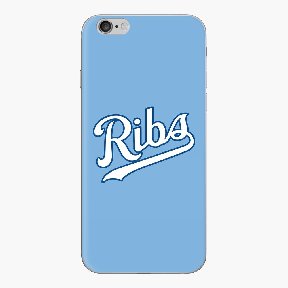 KC Ribs - Powder Blue 2 iPhone Skin