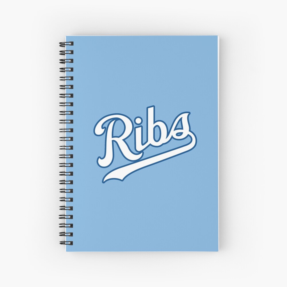 KC Ribs - Powder Blue 2 Spiral Notebook