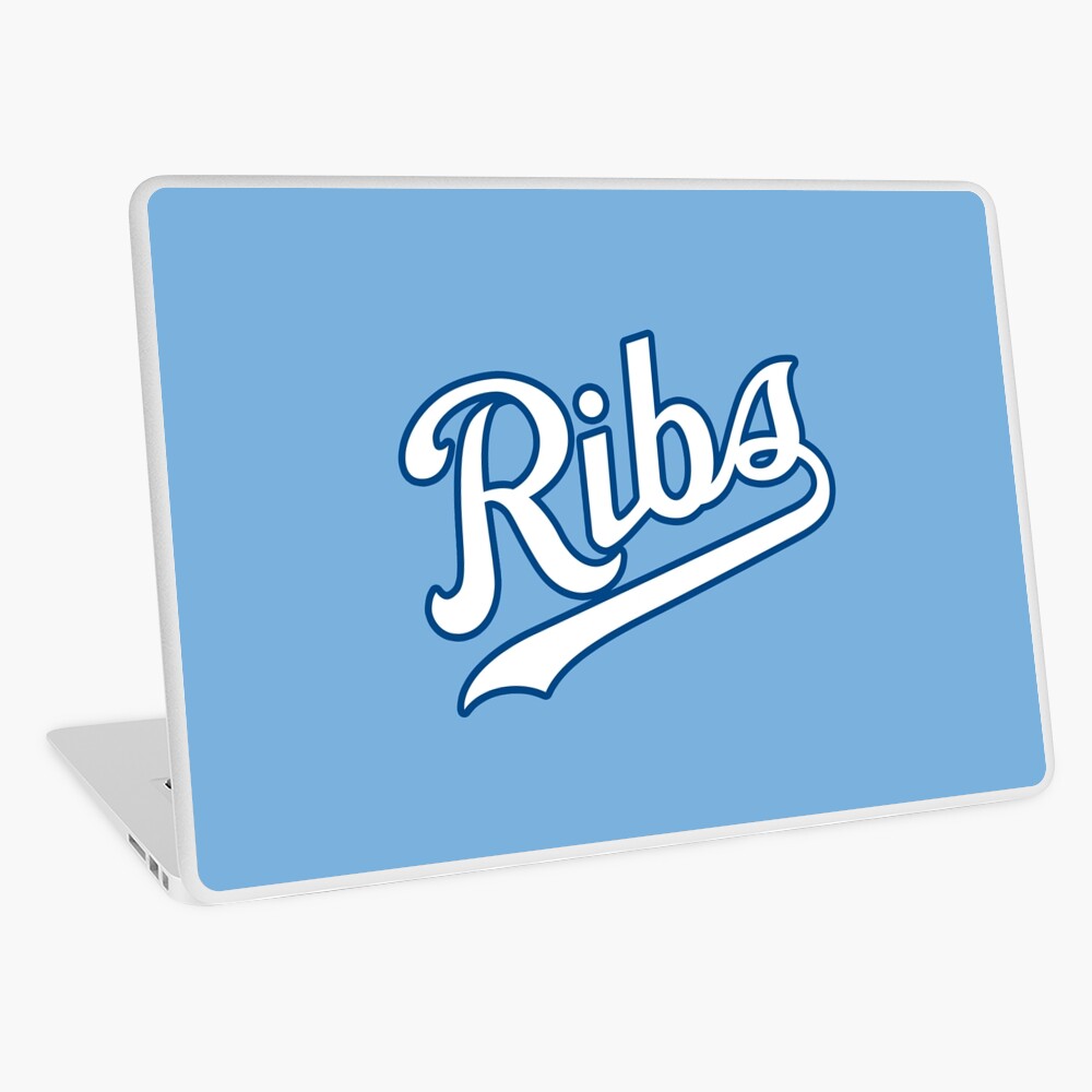 KC Ribs - Powder Blue 2 Laptop Skin