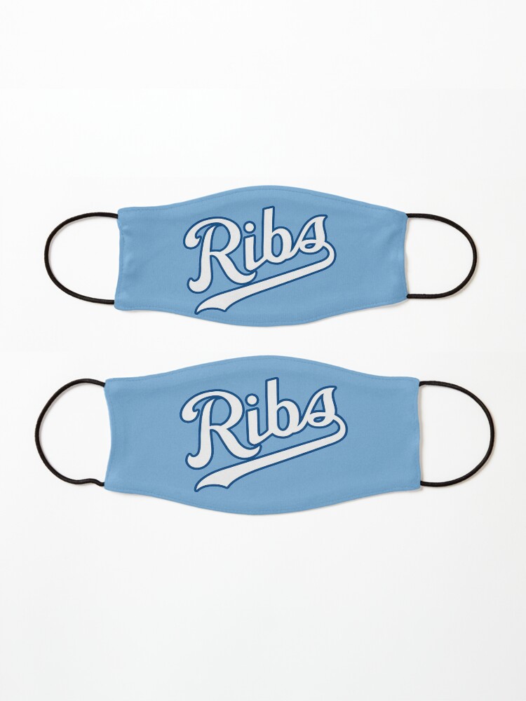 Alternate view of KC Ribs - Powder Blue 2 Mask