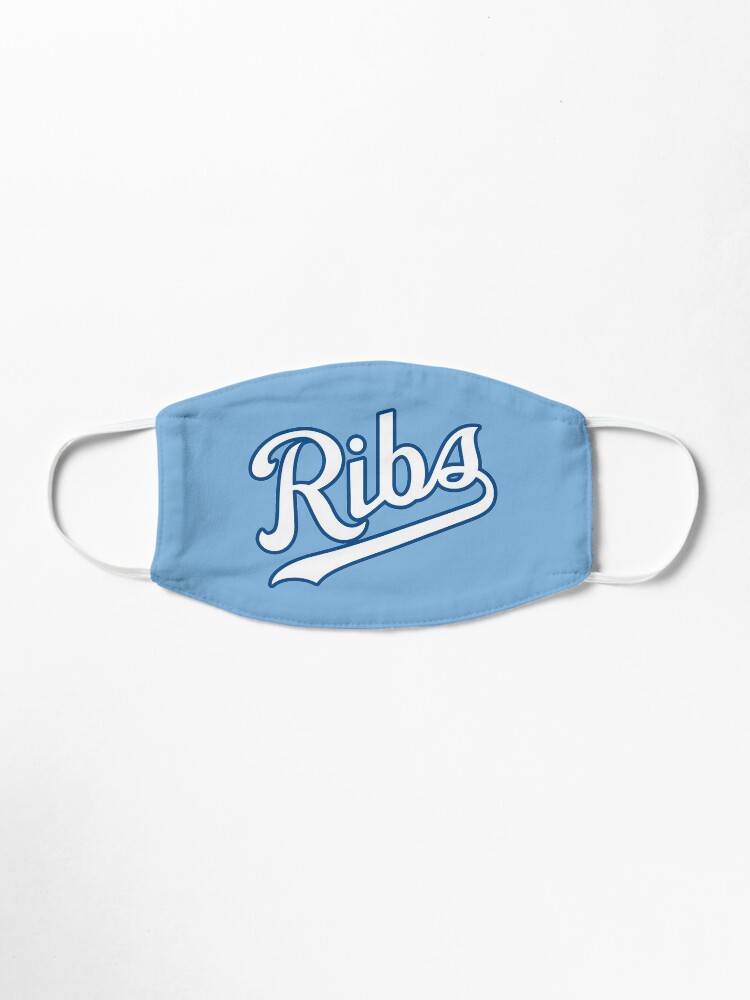 Alternate view of KC Ribs - Powder Blue 2 Mask