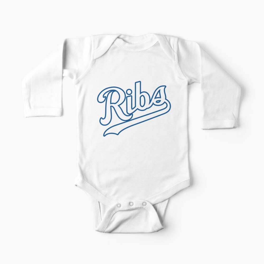KC Ribs - Powder Blue 2 Baby One-Piece