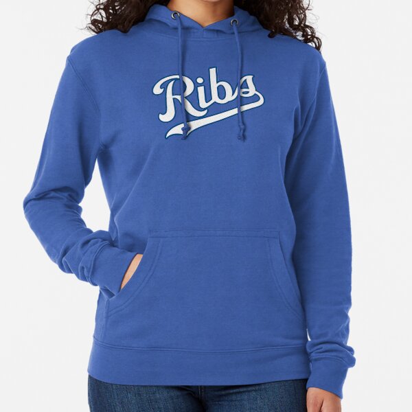 KC Ribs - Powder Blue 2 Lightweight Hoodie