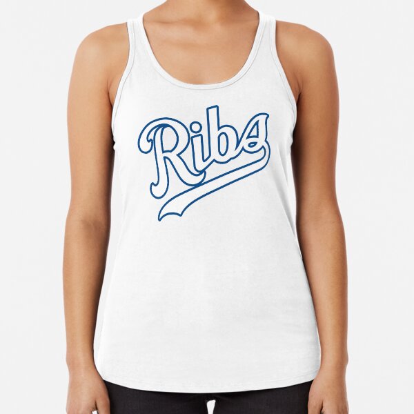 KC Ribs - Powder Blue 2 Racerback Tank Top