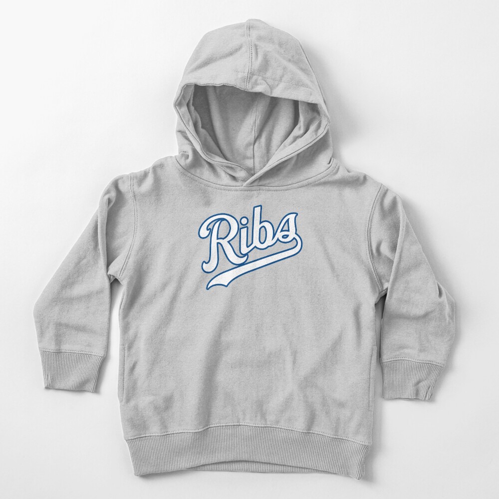 KC Ribs - Powder Blue 2 Toddler Pullover Hoodie