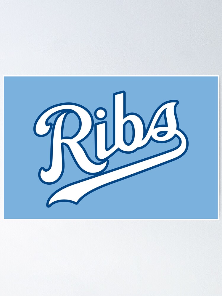 Alternate view of KC Ribs - Powder Blue 2 Poster