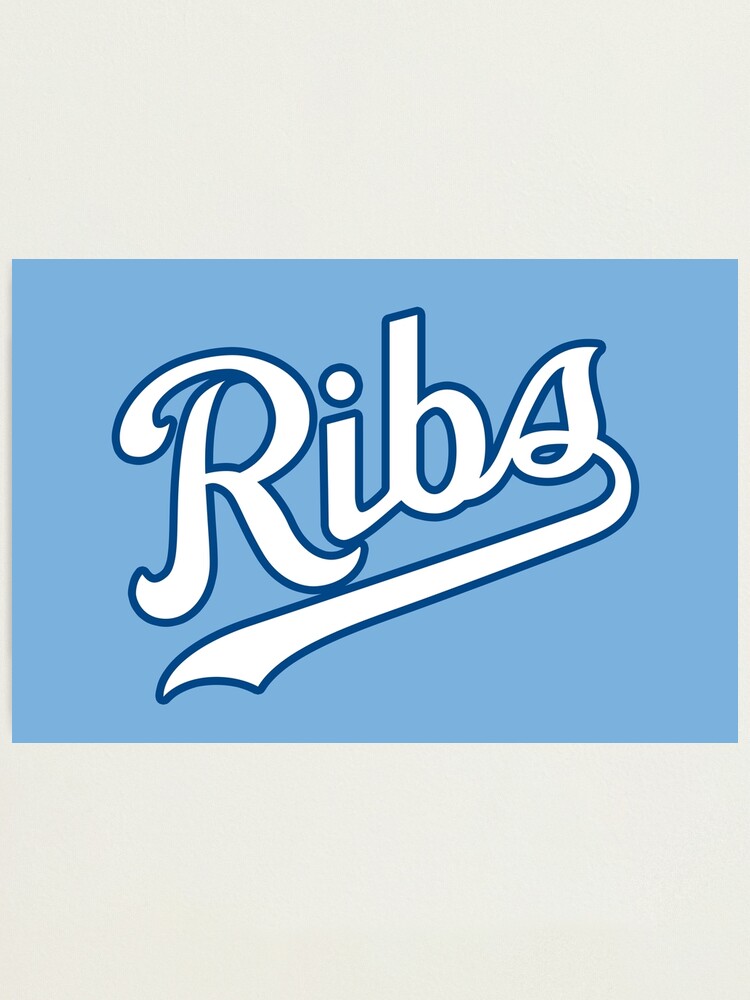 Alternate view of KC Ribs - Powder Blue 2 Photographic Print