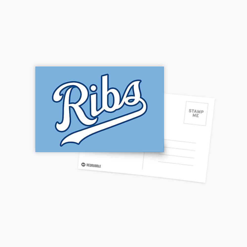KC Ribs - Powder Blue 2 Postcard