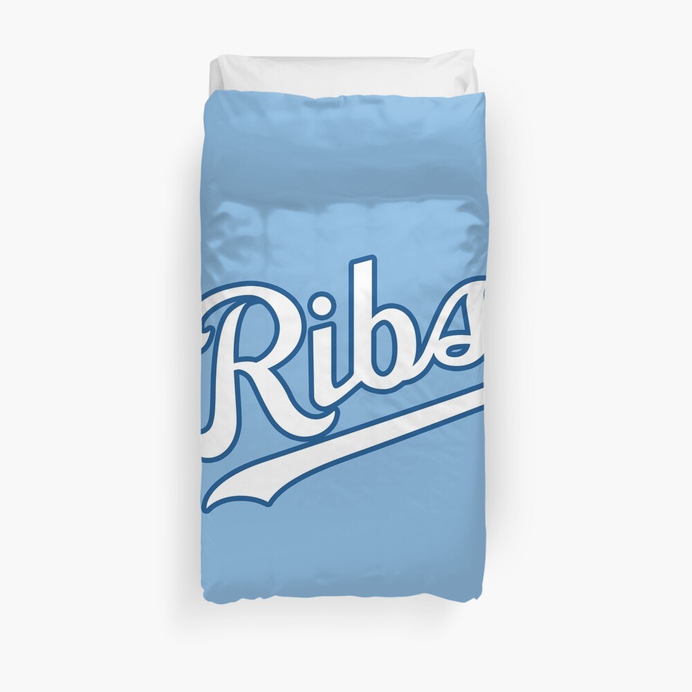 KC Ribs - Powder Blue 2 Duvet Cover