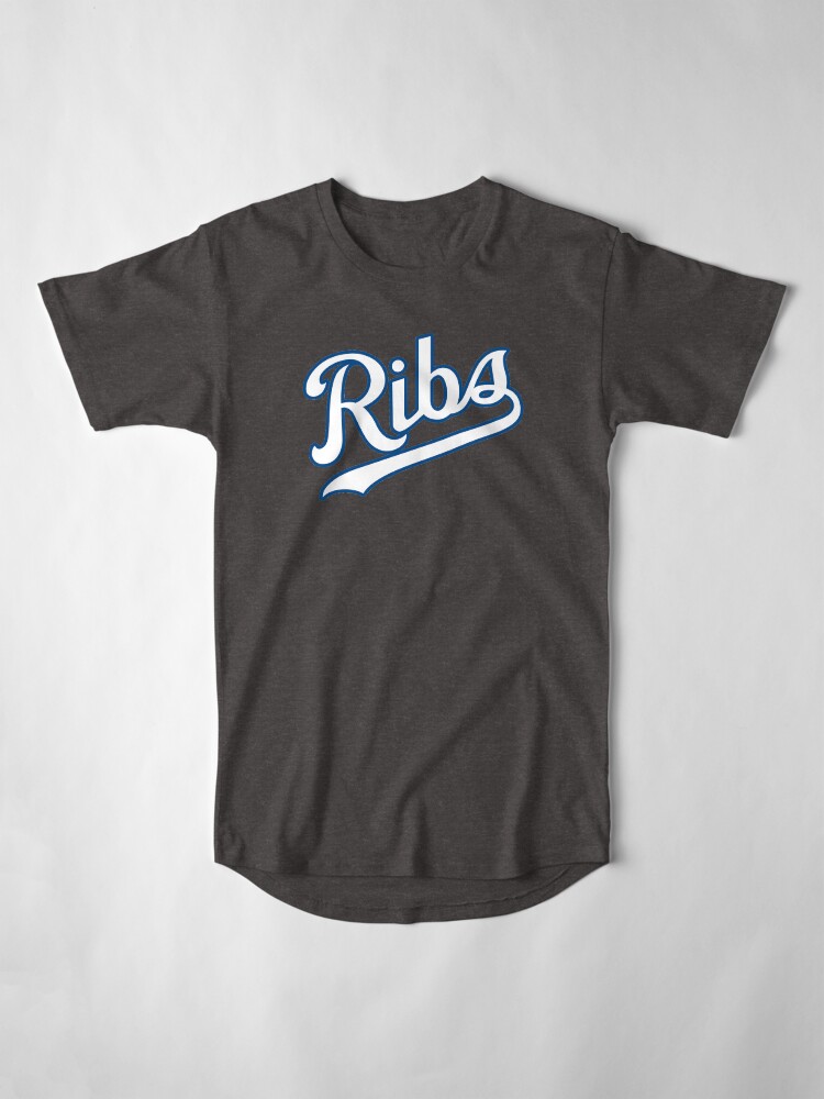 Alternate view of KC Ribs - Powder Blue 2 Long T-Shirt