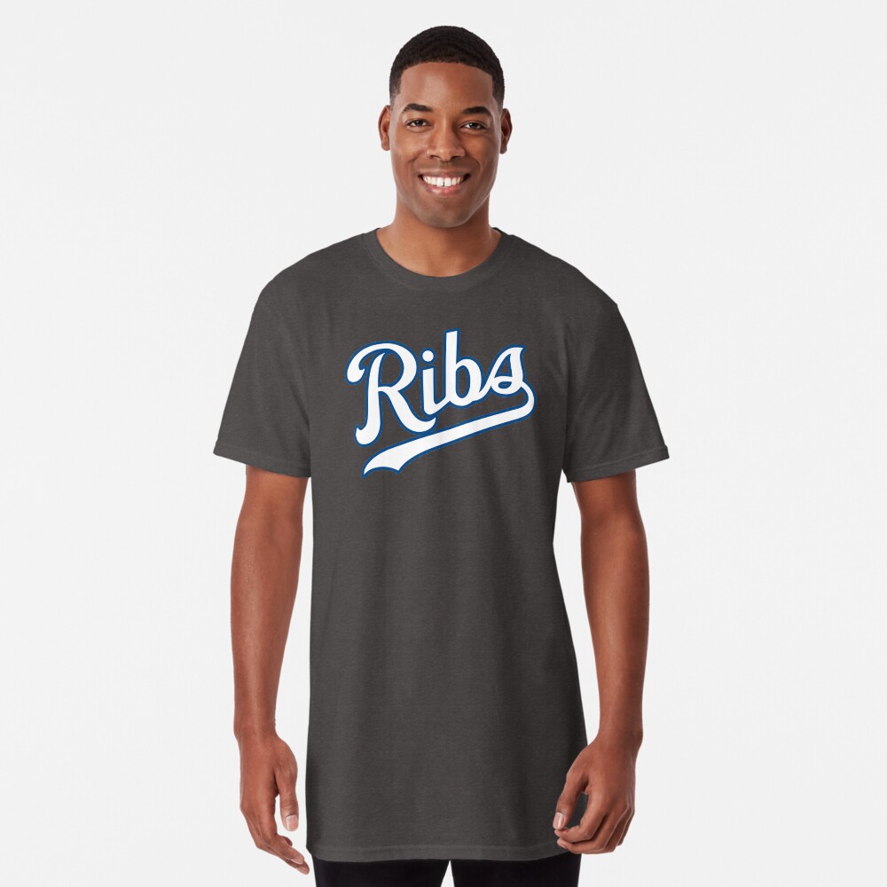 KC Ribs - Powder Blue 2 Long T-Shirt