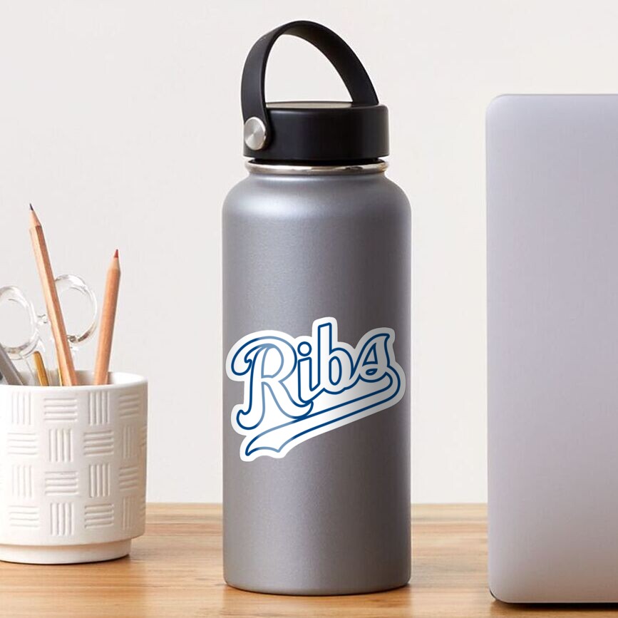 KC Ribs - Powder Blue 2 Sticker