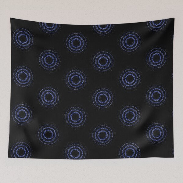 Item preview, Blue Circle Dot Mandala designed and sold by Ashstone23.