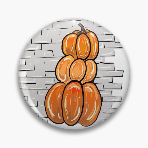 Item preview, Pumpkins In Front Of Brick Wall designed and sold by missmann.