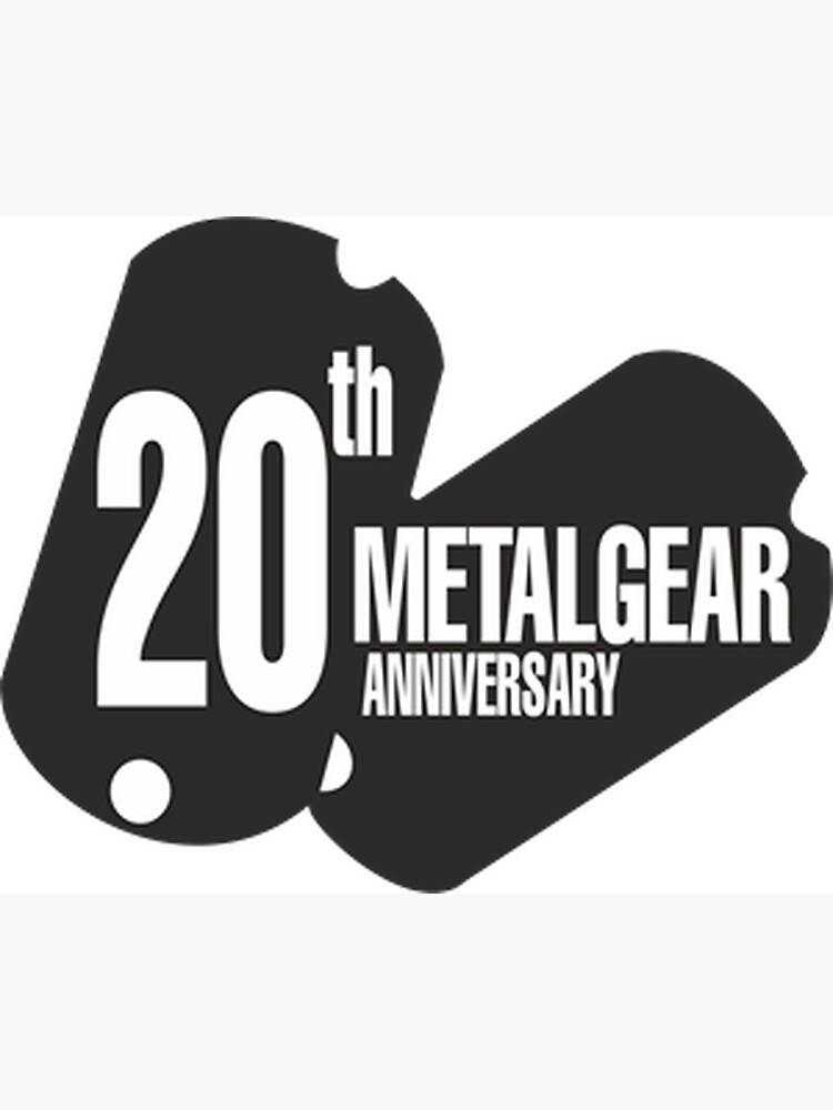 Metal Gear 20th Anniversary Logo