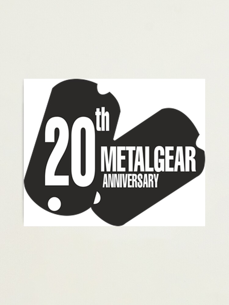 Metal Gear 20th Anniversary Logo