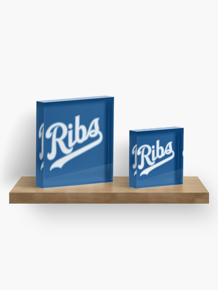 Alternate view of KC Ribs - Blue 2 Acrylic Block