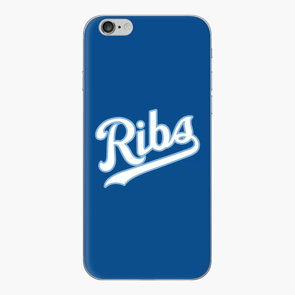 KC Ribs - Blue 2 iPhone Skin