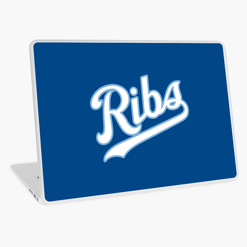 KC Ribs - Blue 2 Laptop Skin