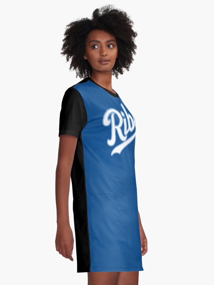 Alternate view of KC Ribs - Blue 2 Graphic T-Shirt Dress