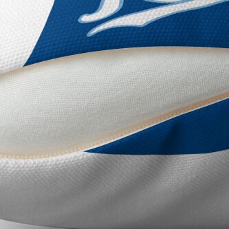 Alternate view of KC Ribs - Blue 2 Floor Pillow