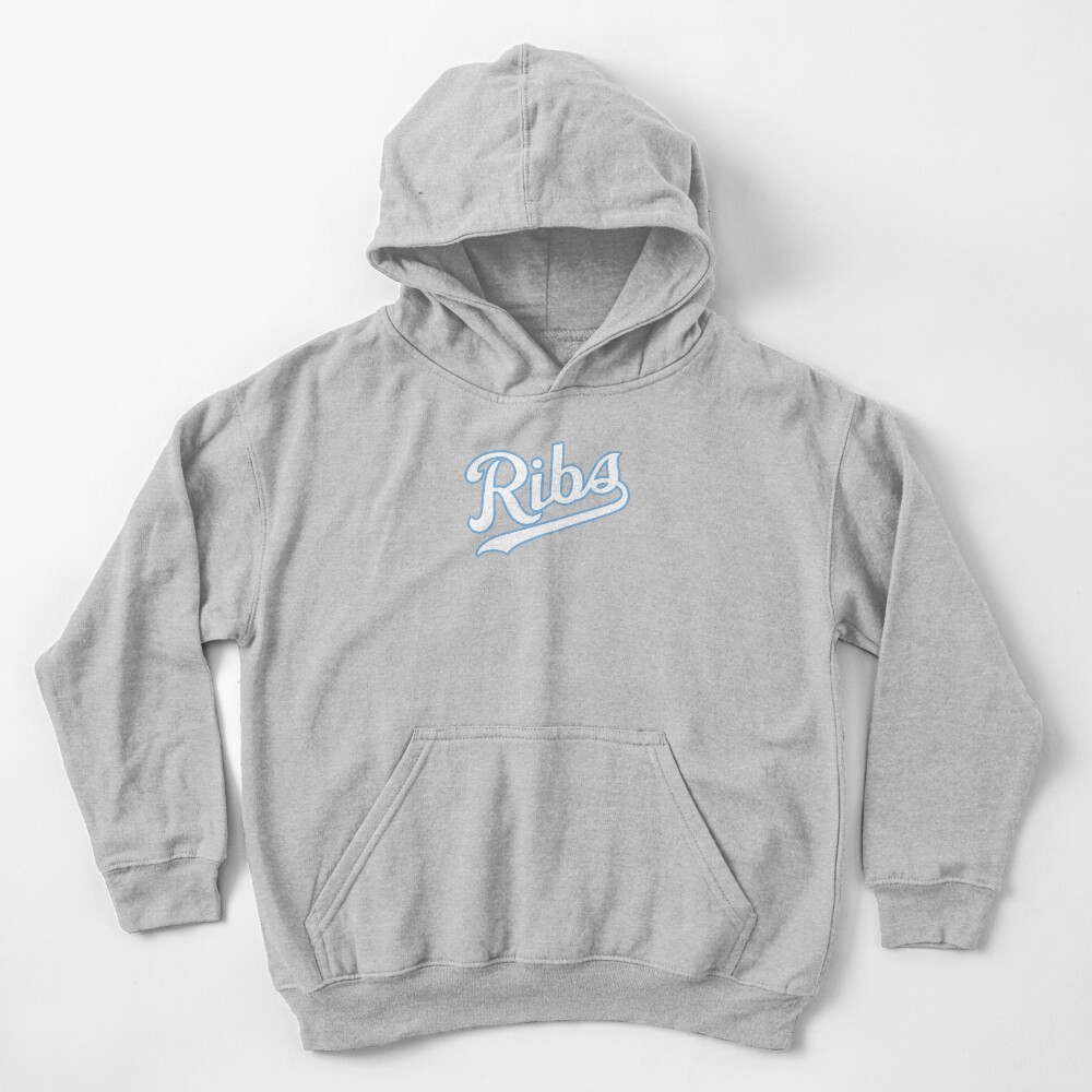 KC Ribs - Blue 2 Kids Pullover Hoodie