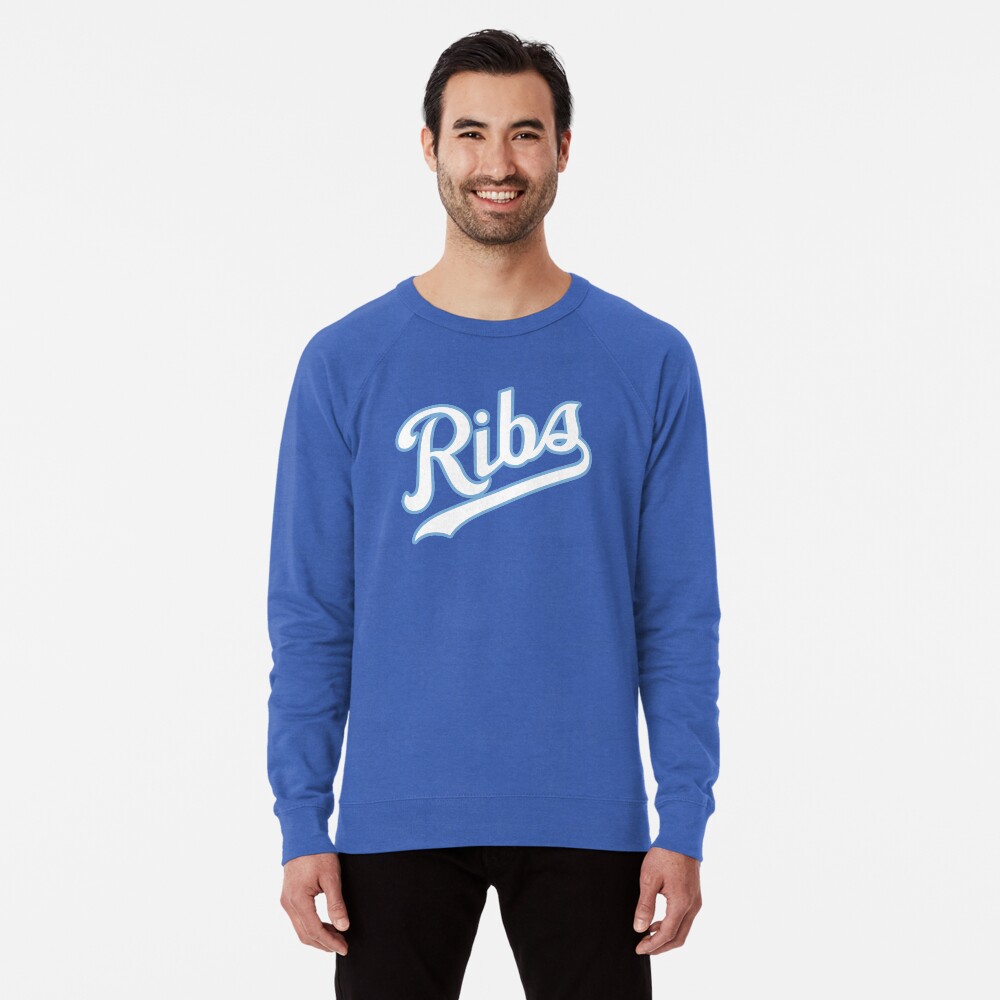 KC Ribs - Blue 2 Lightweight Sweatshirt