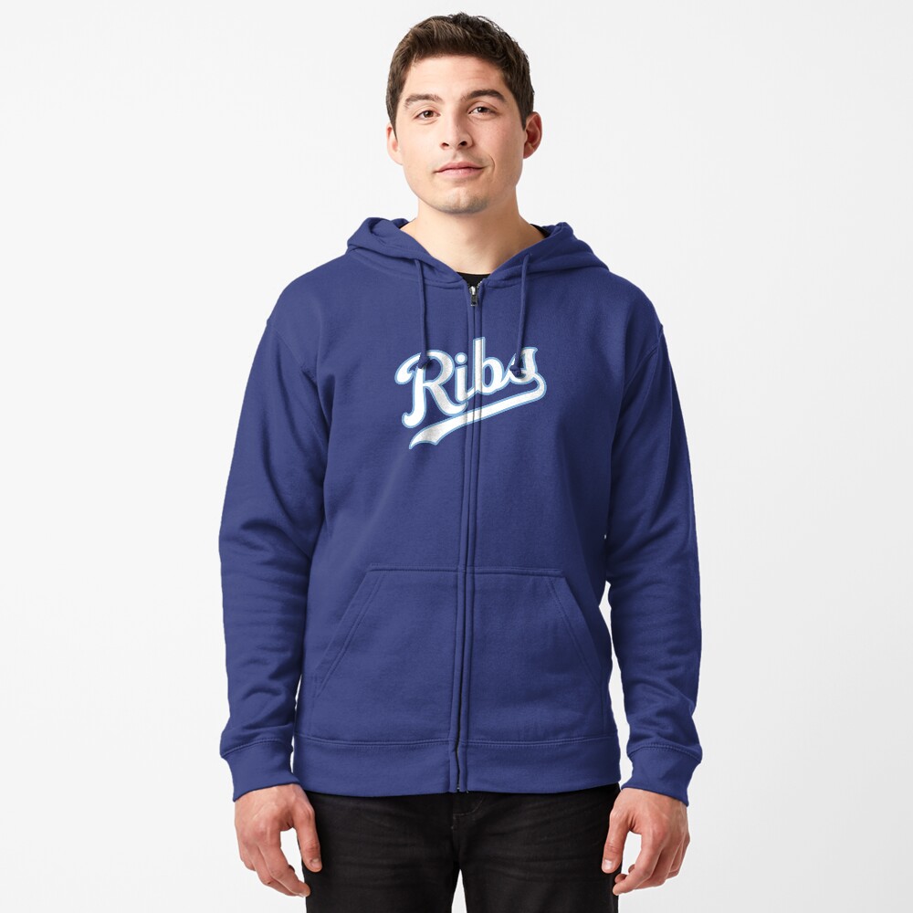 KC Ribs - Blue 2 Zipped Hoodie