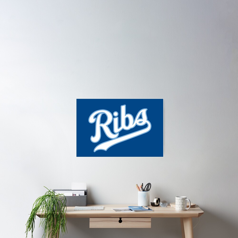 KC Ribs - Blue 2 Poster