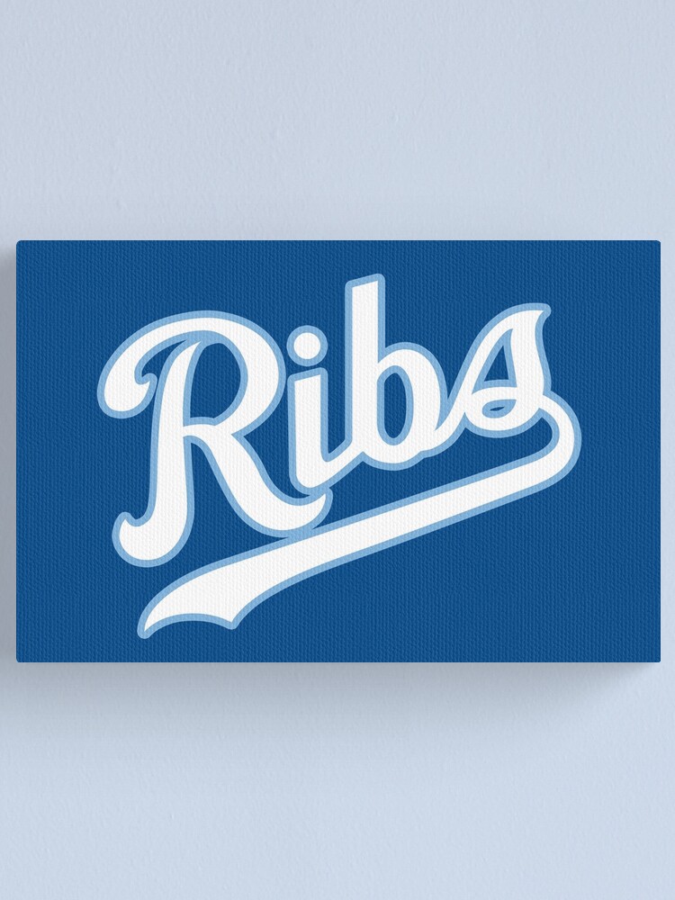 Alternate view of KC Ribs - Blue 2 Canvas Print