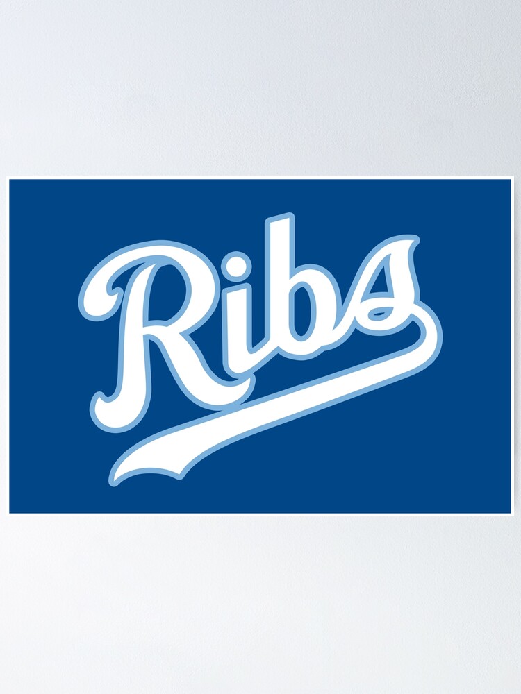 Alternate view of KC Ribs - Blue 2 Poster