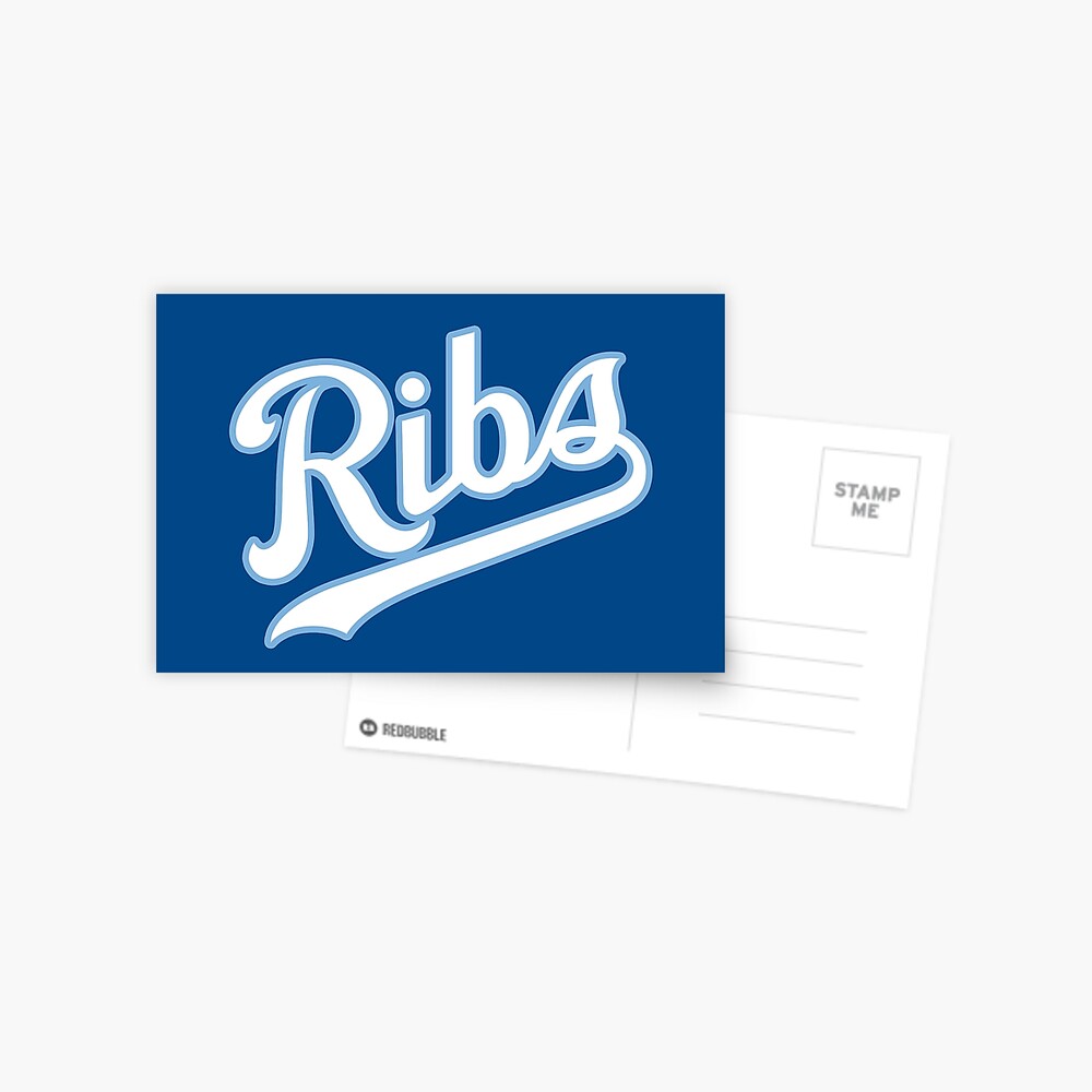 KC Ribs - Blue 2 Postcard