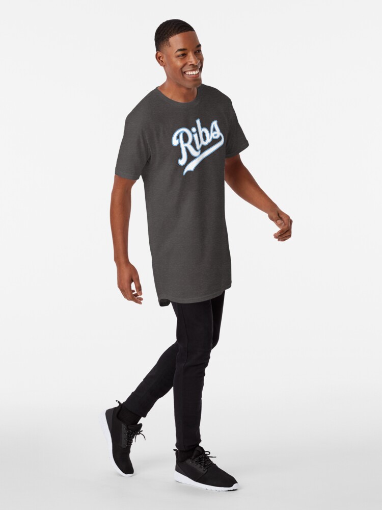Alternate view of KC Ribs - Blue 2 Long T-Shirt