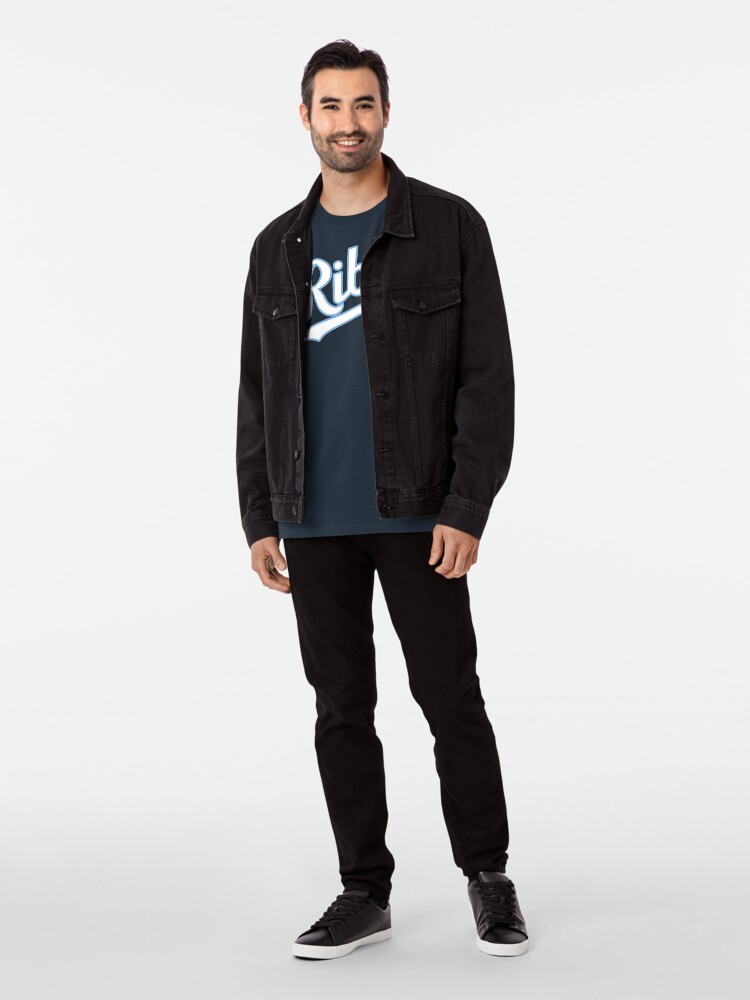 Alternate view of KC Ribs - Blue 2 Premium T-Shirt