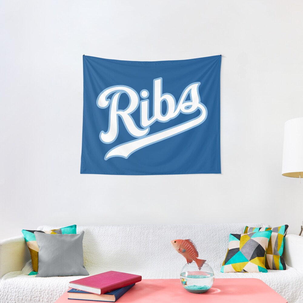 KC Ribs - Blue 2 Tapestry