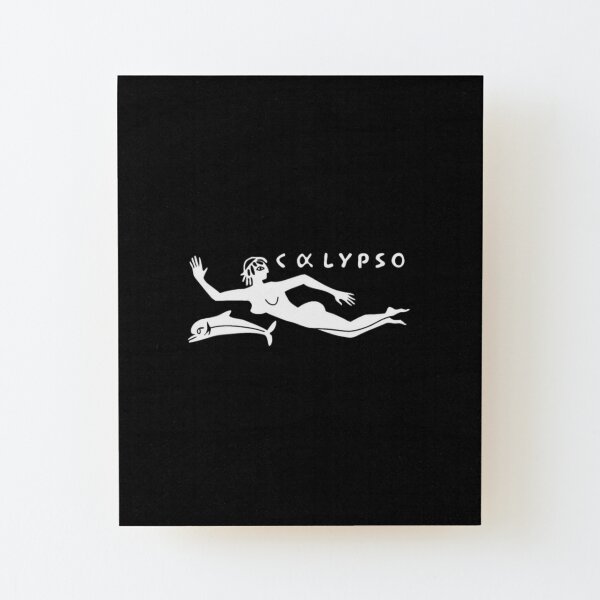 RV Calypso, Jacques Yves Cousteau Wood Mounted Print