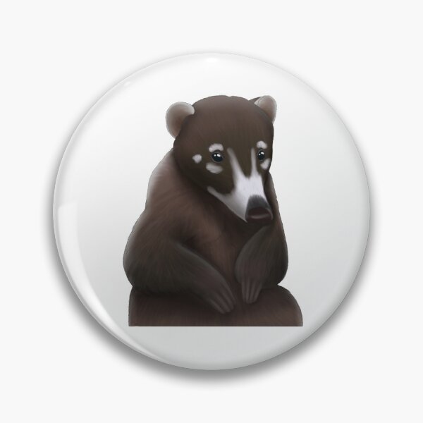 Item preview, Cute Brown Coati Painting designed and sold by troyanthonyart.