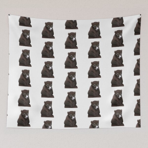 Item preview, Cute Brown Coati Painting designed and sold by troyanthonyart.