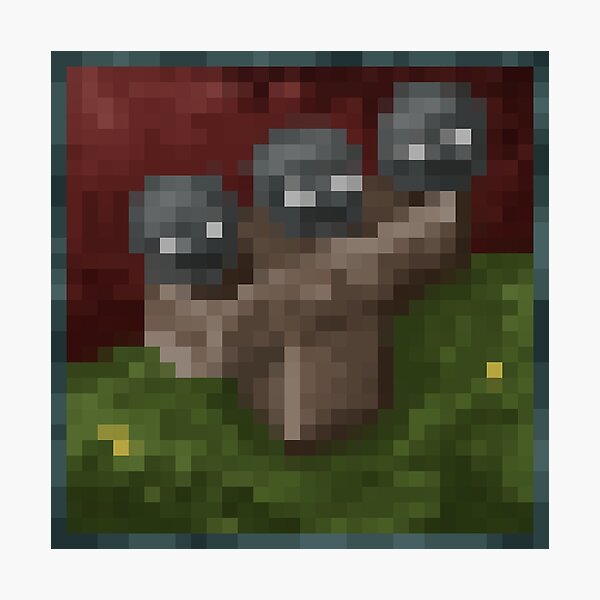 Item preview, minecraft wither painting designed and sold by akxnksha04.