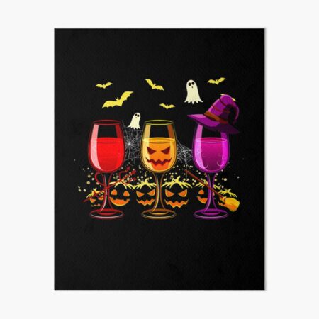 Aesthetic Boho Wine Glass Art Board Print for Sale by Cravio