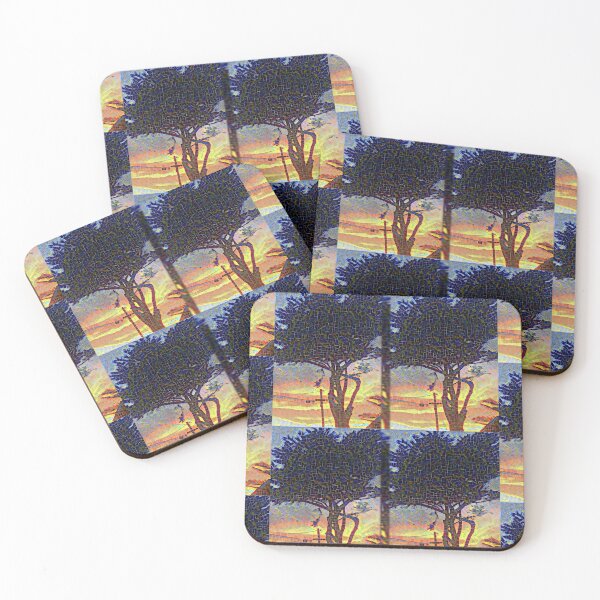 Item preview, Half Moon Bay Cypress Tree - Mosaic designed and sold by missioncreek.